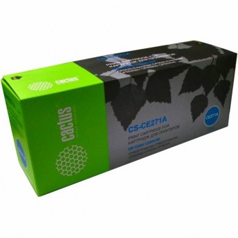 Лазерный картридж CACTUS CS-CE271A (HP 650A) для принтеров HP Color LaserJet CP5520 Enterprise, CP5525 Enterprise, CP5525dn, CP5525n, CP5525xh, M750dn Enterprise D3L09A, M750n Enterprise D3L08A, M750xh Enterprise D3L10A, голубой, 15 000 стр.