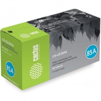 Лазерный картридж CACTUS CS-CE285A (HP 85A) для HP LaserJet M1130, M1130s, M1132, M1132, M1137, M1210s, M1212, M1214, M1217, P1100, P1101, P1102, P1102s, P1102w, P1103, P1104, P1106, P1108, P1109, черный, 1 600 стр.