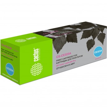 Лазерный картридж CACTUS CS-CE323A (HP 128A) для HP Color LaserJet CM1415 MFP, CM1415fn, CP1520 series, CP1521, CP1521n, CP1522n, CP1523, CP1525n, CP1525nw, CP1526nw, CP1527nw, CP1528, CP1528nw, пурпурный, 1 300 стр.