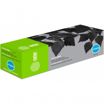 Лазерный картридж CACTUS CS-CF400A (HP 201A) для HP Color LaserJet M252dw, M252n, M274n MFP, M277dw MFP, M277n, Pro M252, Pro M252dw, Pro M252n, Pro M274n, Pro MFP M277, Pro MFP M277dw, Pro MFP M277n, черный, 1 500 стр.