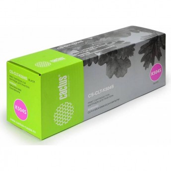 Лазерный картридж CACTUS CS-CLT-K504S (CLT-K504S) для Samsung CLP415, 415n, 415nw, 470, 475; CLX4170, 4195, 4195fn, 4195fw; Xpress C1810w, C1860fw, SL-C1404w, SL-C1454fw, SL-C1454n, черный, 2 500 стр.