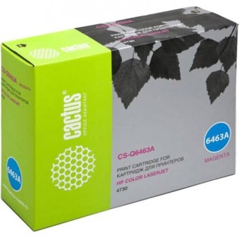 Лазерный картридж CACTUS CS-Q6463AR (HP 644A) для HP Color LaserJet 4730, 4730 MFP, 4730x MFP, 4730xm MFP, 4730xs MFP, CM4730, CM4730f, CM4730fm, CM4730fsk, CM4730 MFP, CM4753 MFP, пурпурный, 12 000 стр.