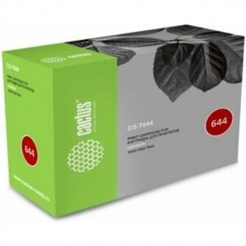 Лазерный Картридж CACTUS CS-T644 (64016HE) для Lexmark Optra T640, T640dn, T640dtn, T640n, T640tn, T642, T642dn, T642dtn, T642n, T642tn, T644, T644dn, T644dtn, T644n, черный, увеличенной емкости, 21 000 стр