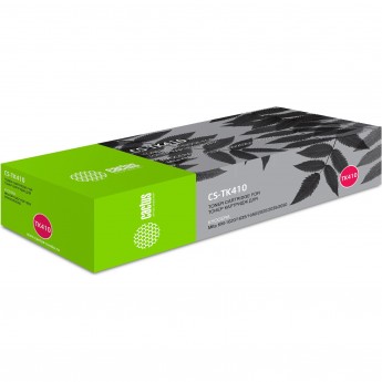 Лазерный картридж CACTUS CS-TK410 (TK-410) для принтеров Kyocera Mita KM 1620, 1635, 1650, 1650f, 1650s, 2020, 2035, 2050, 2050f, 2050s, Olivetti d-Copia 16, 16MF, 200, 200MF, Utax: CD1016, CD1116, CD1120, CD1216, черный, 15 000 стр.
