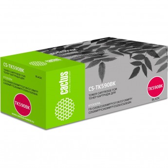 Лазерный картридж CACTUS CS-TK590BK (TK-590K) для принтеров Kyocera Mita Ecosys M6026, M6026cdn, M6026cidn, M6526, M6526cdn, M6526cidn, P6026cdn, FS C2026, FS C2126, FS C2526 MFP, FS C2626 MFP, FS C5250, черный, 7 000 стр.