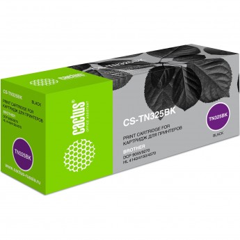 Лазерный картридж CACTUS CS-TN325BK (TN-325BK) для принтеров Brother HL 4140cn, HL 4150cdn, HL 4570cdw, HL 4570cdwt, DCP 9055cdn, DCP 9270cdn, MFC 9460cdn, MFC 9465cdn, MFC 9970cdw, черный, 4 000 стр.