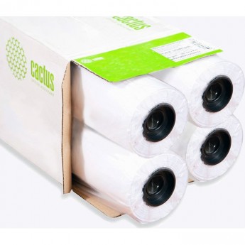 Бумага CACTUS Eco CS-LFP80-610457E-4, формат 24" (A1), 80г/м2, универсальная, белый