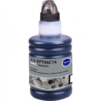 Чернила CACTUS CS-EPT06C14 №112 для Epson L6550, 6570, 11160, 15150, 15160, черный, 140 мл