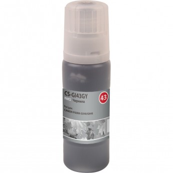 Чернила CACTUS CS-GI43GY для Canon Pixma G640, 540, серый, 60 мл