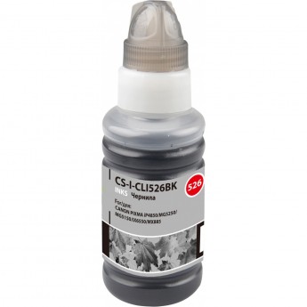 Чернила CACTUS CS-I-CLI526BK для Canon PIXMA iP4850, MG5250, MG5150, iX6550, черный, 100 мл