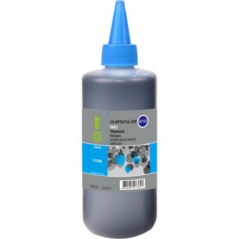 Чернила CACTUS CS-EPT6732-250 для Epson L800, L810, L850, L1800, голубой, 250 мл