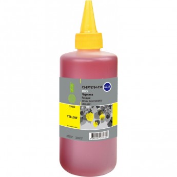 Чернила CACTUS CS-EPT6734-250 для Epson L800, L810, L850, L1800, желтый, 250 мл