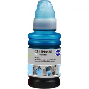 Чернила CACTUS CS-I-EPT0485 для Epson Stylus Photo R200, R220, R300, R320, светло-голубой, 100 мл