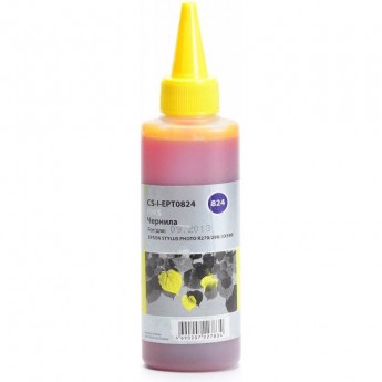 Чернила CACTUS CS-I-EPT0824 для Epson Stylus Photo R270, 290, RX590, желтый, 100 мл