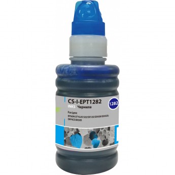 Чернила CACTUS CS-I-EPT1282 для Epson Stylus S22, SX125, SX420, SX425; Office BX305, голубой, 100 мл