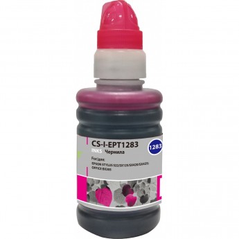 Чернила CACTUS CS-I-EPT1283 для Epson Stylus S22, SX125, SX420, SX425; Office BX305, пурпурный, 100 мл