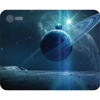 Коврик для мыши CACTUS SATURN черный 300x250x2мм