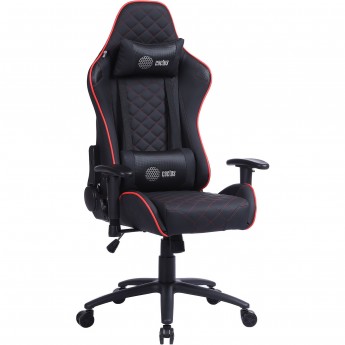 Кресло игровое CACTUS CS-CHR-030BLR цвет: черно-красный, обивка: эко.кожа, крестовина: металл пластик черный