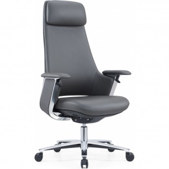 Кресло руководителя CACTUS CS-LBK-KYOTO кожа крестовина алюминий