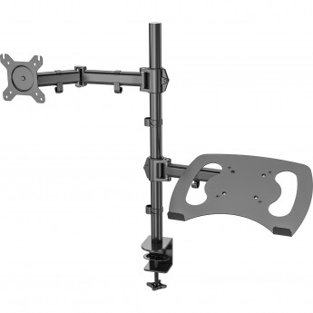 Кронштейн для монитора/ноутбука CACTUS CS-VM-LH07-BK черный