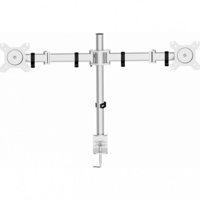 Кронштейн для мониторов CACTUS серебристый 13"-27" макс.8кг настольный поворот наклон CS-VM-D29-AL