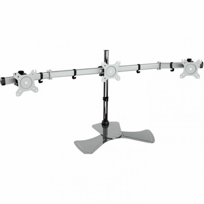 Кронштейн для мониторов CACTUS серебристый 15"-24" макс.8кг настольный наклон CS-VM-MP330S-AL