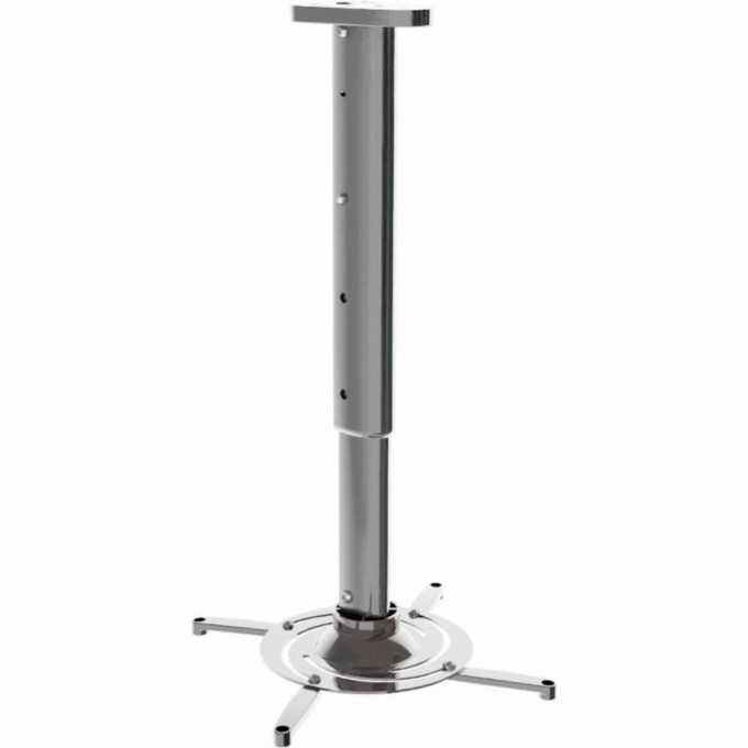 Кронштейн для проектора CACTUS потолочный с дистанцией до потолка 470-710 мм, серебристый, нагрузка до 10 кг. CS-VM-PR05L-AL