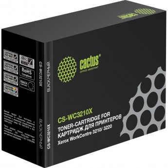 Лазерный картридж CACTUS CS-WC3210X (106R01487) для Xerox WorkCentre 3210, 3210n, 3220, черный, увеличенной емкости, 4 100 стр.
