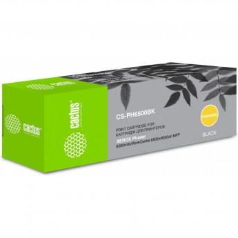 Лазерный картридж CACTUS CS-PH6500BK (106R01604) для Xerox Phaser 6500, 6500dn, 6500n, 6500v; WorkCentre 6505, 6505n, 6505v, черный, 3 000 стр.
