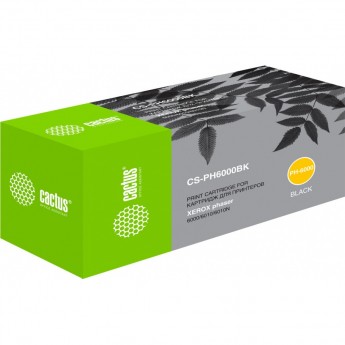 Лазерный картридж CACTUS CS-PH6000BK (106R01634) для Xerox Phaser 6000, 6000b, 6010, 6010n; WorkCentre 6015, 6015b, 6015n, 6015ni, черный, 2 000 стр.