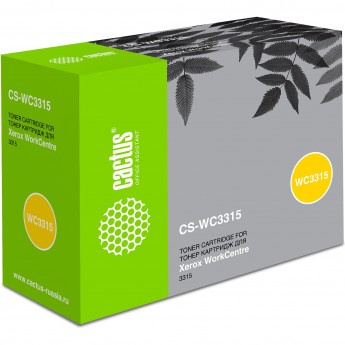 Лазерный картридж CACTUS CS-WC3315 (106R02308) для Xerox WorkCentre 3315, 3315dn, черный, 2 300 стр.