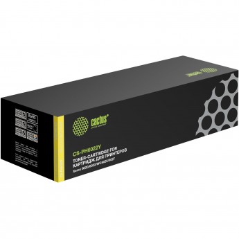 Лазерный картридж CACTUS CS-PH6022Y (106R02762) для Xerox Phaser 6020, 6020bl, 6022, 6022nl; WorkCentre 6025, 6025bl, 6027, 6027nl, желтый, 1 000 стр.