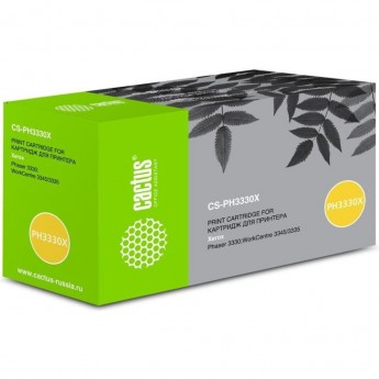 Лазерный картридж CACTUS CS-PH3330X (106R03623) для Xerox Phaser 3330; WorkCentre 3335, 3335dni, 3345, 3345dni, черный, 15 000 стр.