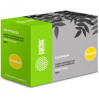 Лазерный картридж CACTUS CS-PH3635 (108R00796) для Xerox Phaser 3635, 3635 MFP, 3635 MFP s, 3635 MFP x, черный, 10 000 стр.