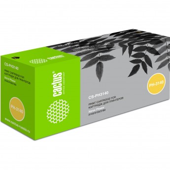 Лазерный картридж CACTUS CS-PH3140 (108R00908) для Xerox Phaser 3140, 3155, 3160, 3160n, черный, 1 500 стр.