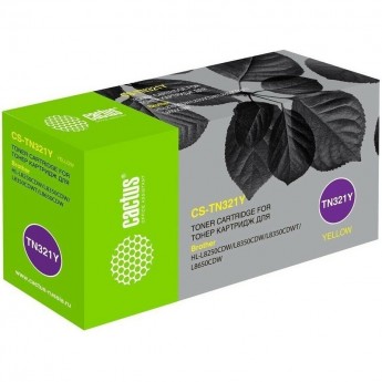 Лазерный картридж CACTUS CS-TN321Y (TN-321Y) для Brother HL L8250cdn, MFC L8650cdw, желтый, 1 500 стр.