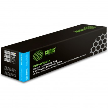 Лазерный картридж CACTUS CSP-W2031A (HP 415A) для HP LJ M454, MFP M479, голубой, 2 100 стр.