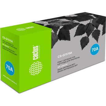 Лазерный картридж CACTUS CS-Q7570A (HP 70A) для принтеров HP LaserJet M5025 MFP, M5035 MFP, M5035x MFP, M5035xs MFP, M5039 Enterprise, M5039xs MFP, черный, 15 000 стр.