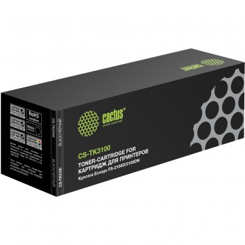 Лазерный картридж CACTUS CS-TK3100 (Mita TK-3100) для принтеров Kyocera Mita M3040dn Ecosys, M3540dn Ecosys, Mita FS 2100, 2100d, 2100dn, 4100, 4100dn, 4200, 4200dn, 4300, 4300dn, черный, 12 500 стр.