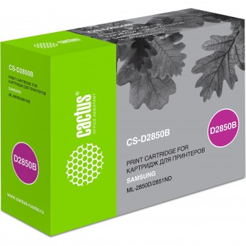 Лазерный картридж CACTUS CS-D2850B (ML-D2850B) для Samsung ML2850, 2850d, 2850dr, 2850nd, 2851, 2851nd, черный, 5 000 стр.