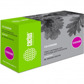 Лазерный картридж CACTUS CS-D3050B (ML-D3050B) для Samsung ML3050, 3051, 3051n, 3051nd, черный, 8 000 стр.