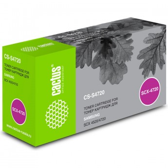 Лазерный картридж CACTUS CS-S4720 (SCX-4720D3) для Samsung SCX4520, 4720, 4720f, 4720fn, черный, 3 000 стр.