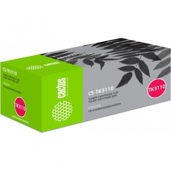 Лазерный картридж CACTUS CS-TK3110 (TK-3110) для принтеров Kyocera Mita FS 4100, 4100dn, 4200, 4200dn, 4300, 4300dn, черный, 15 500 стр.