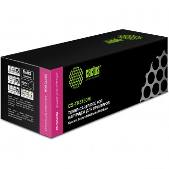 Лазерный картридж CACTUS CS-TK5150M (TK-5150M) для Kyocera Ecosys M6035cidn, P6035cdn, M6535cidn, пурпурный, 10 000 стр.