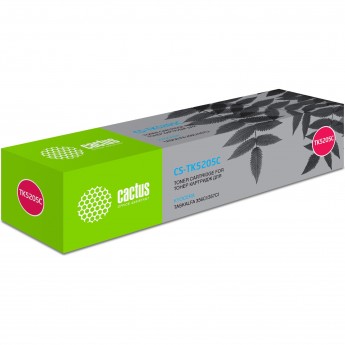 Лазерный картридж CACTUS CS-TK5205C (TK-5205C) для Kyocera Ecosys 356ci, голубой, 12 000 стр.
