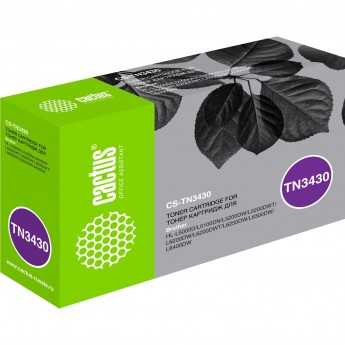Лазерный картридж CACTUS CS-TN3430 (TN-3430) для Brother HL L5000, 5100, 5200, 6250, 6300, 6400, черный, 3 000 стр.