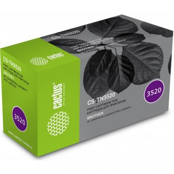 Лазерный картридж CACTUS CS-TN3520 (TN-3520) для Brother HL L6400dw, L6400dwt; Brother MFC L6900dw, L6900dwt, черный, 20 000 стр.
