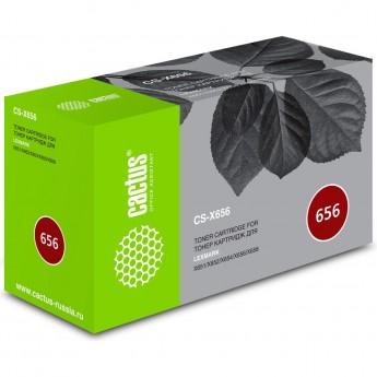 Лазерный картридж CACTUS CS-X656 (X651H21E) для Lexmark Optra X651de MFP, X652de MFP, X654de MFP, X656de MFP, X656dte MFP, X658dfe MFP, X658dtfe MFP, X658dtme MFP, черный, 25 000 стр.