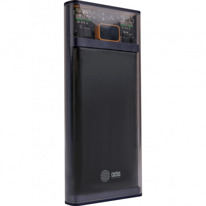 Мобильный аккумулятор CACTUS 4.5A, 2xUSB, черный, 10000 mAh CS-PBFSTT-10000